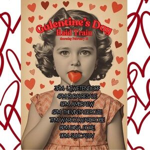 Join Us for a Galentine’s Day Raid Train!!